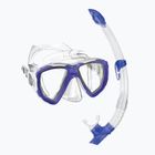 Комплект за шнорхелинг Mares Combo Trygon blue/white/clear