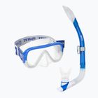 Комплект за шнорхелинг Mares Keewee Splash blue/white/clear