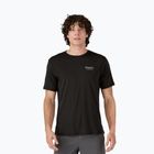 Мъжка тениска Patagonia Cap Cool Merino Blend Graphic Shirt Heritage header/black