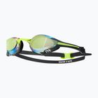 Очила за плуване TYR Tracer-X Elite Racing Mirrored black/lime