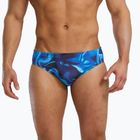Мъжки бански тип слип TYR Durafast Elite Waveform Brief blue