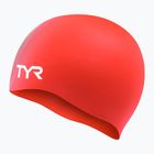 Шапка за плуване TYR Wrinkle Free Silicone bright red