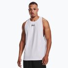 Under Armour Baseline Cotton Tank 100 мъжки баскетболен анцуг бяло и черно UAR-1361901100-100