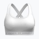 Спортен сутиен  Under Armour Crossback Mid white/white/halo gray