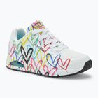 Дамски обувки SKECHERS JGoldcrown Uno Spread The Love white/multicolor