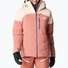 Дамско ски яке Columbia Powderkeg III Down dark coral/peach blossom