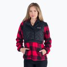 Дамски суитчър с качулка Columbia Sweet View Fleece Black/red lily check