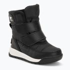 Детски ботуши за сняг Sorel Whitney II Strap WP black/sea salt