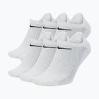 Чорапи Nike Everyday Cushioned No-Show 6 чифта white/black