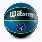 Wilson NBA Team Tribute Minnesota Timberwolves баскетболна топка синя WTB1300XBMIN