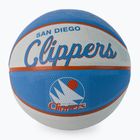 Wilson NBA Team Retro Mini баскетболна топка Los Angeles Clippers синя WTB3200XBLAC
