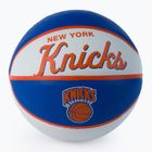 Wilson NBA Team Retro Mini баскетболна топка New York Knicks синя WTB3200XBNYK