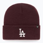 Зимна шапка 47 Brand MLB Los Angeles Dodgers Haymaker dark maroon