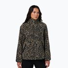 Дамски суитшърт Sweaty Betty Plush Contrast Zip Up Fleece brown ink leopard print