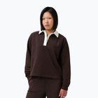 Дамски суитшърт Sweaty Betty Revive Rugby espresso brown