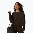 Дамски суитшърт Sweaty Betty After Class Yoke Crop espresso brown