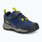 Детски туристически обувки KEEN Wanduro Low WP sky captain/evening primrose