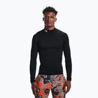 Мъжка блуза с дълъг ръкав за тренировка Under Armour Comp Mock UA Armour black/white