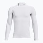 Блуза с дълъг ръкав за тренировка Under Armour Cg Armour Mock white/black