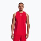Under Armour Baseline Cotton Tank 601 мъжка баскетболна фланелка червена 1361901-601-LG