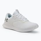 Дамски обувки за тренировка Under Armour W Charged Aurora 2 white/white/metallic warm silver