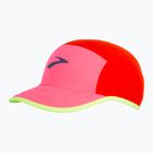 Бейзболна шапка Brooks Lightweight Packable cherry tomato/neo pink