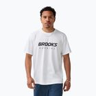 Мъжка тениска за бягане Brooks Graphic white/black