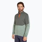 Мъжки суитшърт Icebreaker Merino 400 RealFleece Descender LS Zip galaxy/ moss/ cb