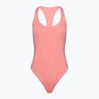 Дамски бански костюм от една част Hurley O&O Solid Racerback Moderate One Piece pacific pink