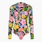 Дамски бански костюм от една част Hurley Sunset District Zip Back Cheeky Surfsuit black