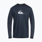 Мъжки Quiksilver Solid Streak тъмносин блейзър/бял ръкав за плуване