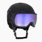 Ски каска Salomon Icon LT Visor S2 black/pink/gold