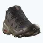 Мъжки маратонки за бягане Salomon Speedcross 6 GTX черно/торф/дълбоко лишейно зелено