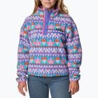 Дамски суитчър Helvetia Cropped Half Snap от полар на Columbia, лилав 2014561