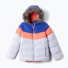 Детско скиорско яке Columbia Arctic Blast III snowdrift/hot coral/clematis blue