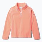 Детски суитшърт от полар Columbia Glacial Fleece hot coral