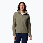 Дамски поларен суитшърт Columbia Fast Trek II stone green