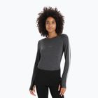 Дамска термоактивна блуза icebreaker ZoneKnit 260 jet hthr/black/metro hthr/cb