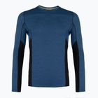 Мъжка термоактивна блуза Smartwool Merino Sport Crew laguna blue/deep navy