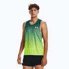 Мъжки потник за бягане Under Armour Rush Cicada Singlet зелен 1377314