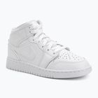 Обувки Jordan 1 Mid white/white/white