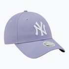 Дамска бейзболна шапка New Era Wmns League Ess 940 Nyy Lvd pastel purple