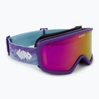 Детски предпазни скиорски очила Giro Stomp purple linticular/ amber pink