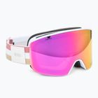 Дамски предпазни ски очила Giro Ella white lx stripe//pink/infrared