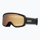 Дамски ски очила Giro Moxie black & white chute/ amber gold/ yellow