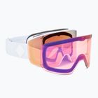 Дамски предпазни ски очила Giro Ella white bliss/rose gold/infrared