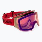 Скиорски очила Giro Axis glacier red stacked/vivid copper/vivid infrared
