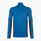 Мъжка термо тениска Smartwool Merino Sport LS 1/4 Zip blue 11538