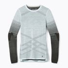 Дамска термоактивна блуза Smartwool Intraknit Thermal Merino Base Layer Pattern Crew aqua