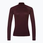 Дамска термоактивна блуза Smartwool Thermal Merino Rib Turtleneck black cherry heather